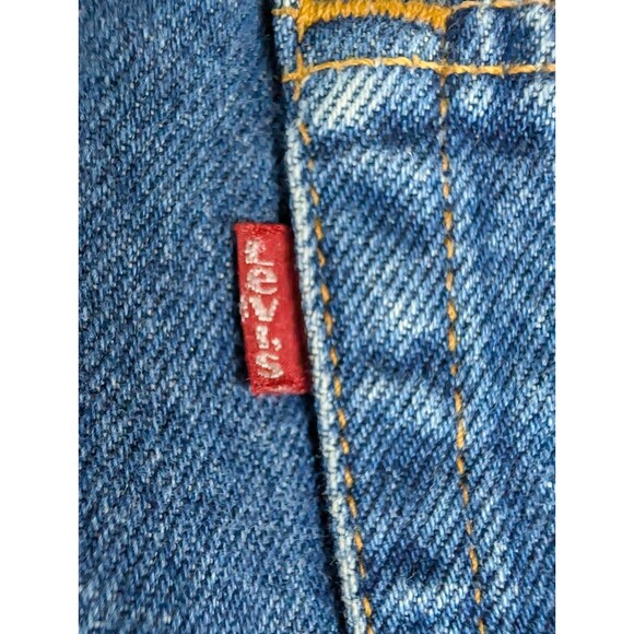 VTG Levi’s 505 Wide Leg Jeans Men’s 36x30 Denim Straight 90s Made in USA - Picture 5 of 7